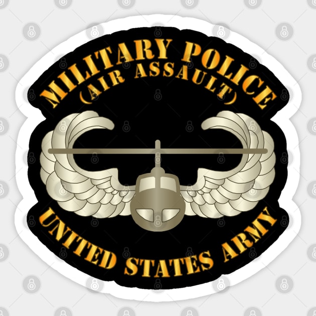 Military Police w Air Assault Badge Sticker by twix123844